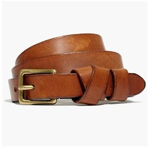 Madewell Leather Crisscross Skinny Belt, Women’s M/L